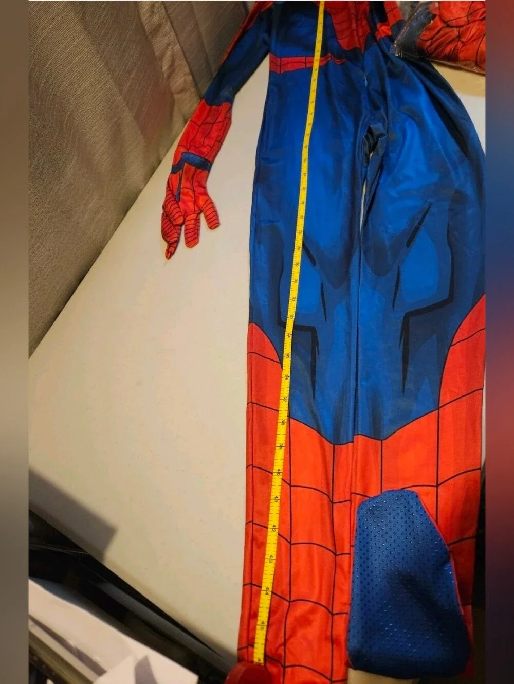 Marvel Spiderman Child Large 10-12 Costume‎ Spandex Zentai Suit Mask Jazwares